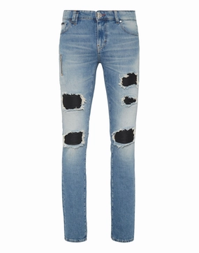 Denim Trousers Rock Star Fit Comfortable Wear