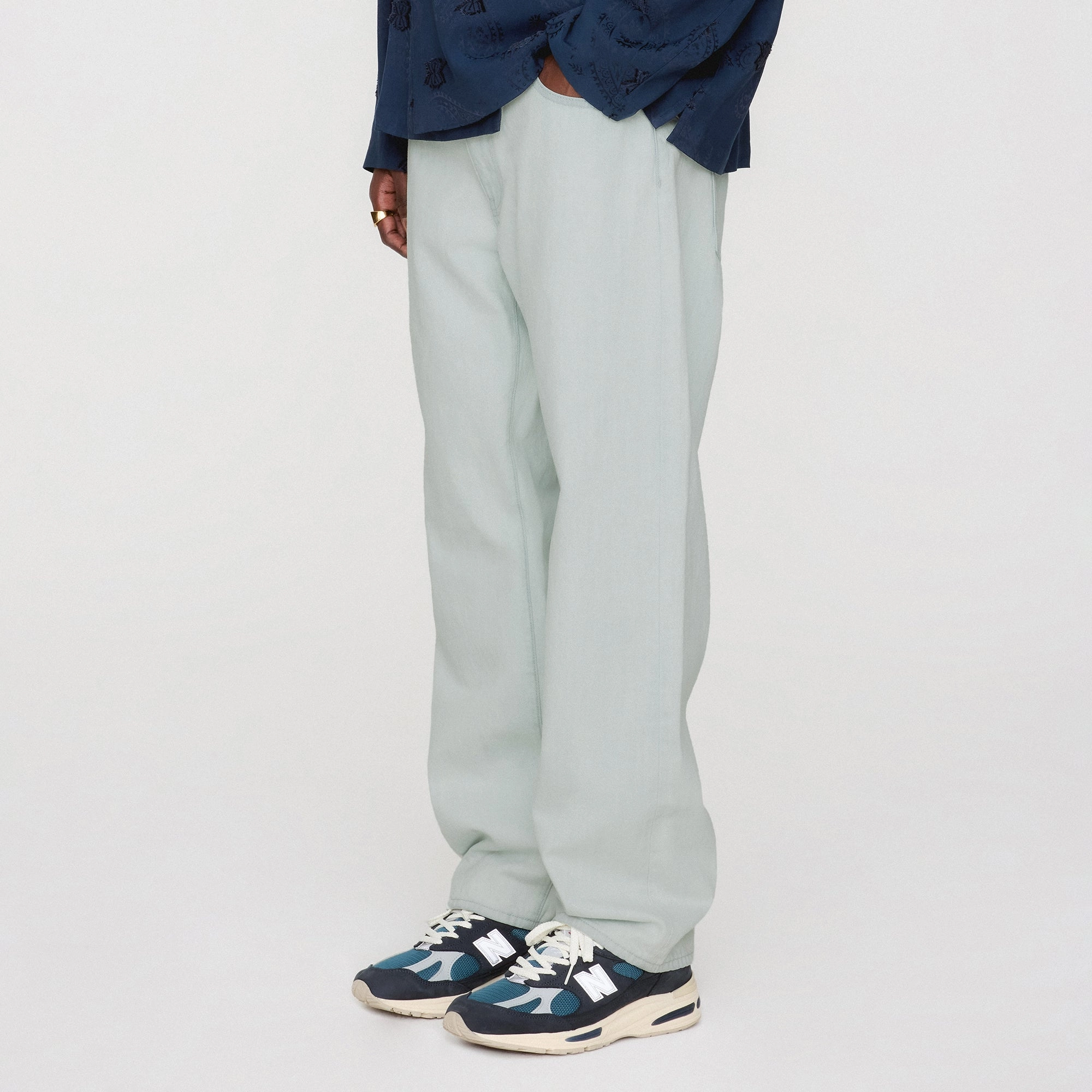 Kith The Webster Chill Jean - Eden Wash Curved Waistline No Gap Waistband