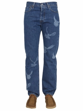 Denim 501 Jeans Barrel Leg Construction