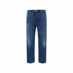 Ami Paris Tape Fit Men's Jeans Elegant Adult Fashion