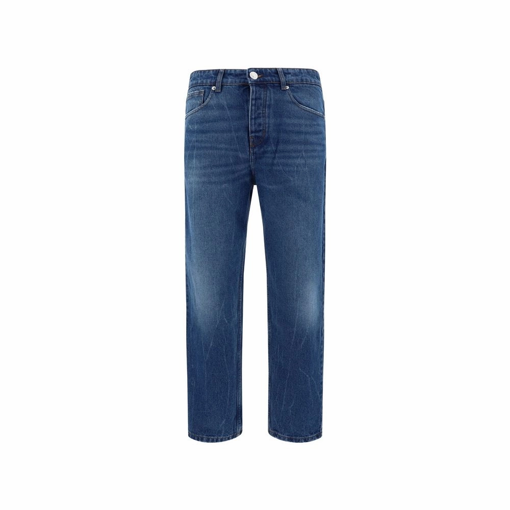 Ami Paris Tape Fit Men's Jeans Elegant Adult Fashion
