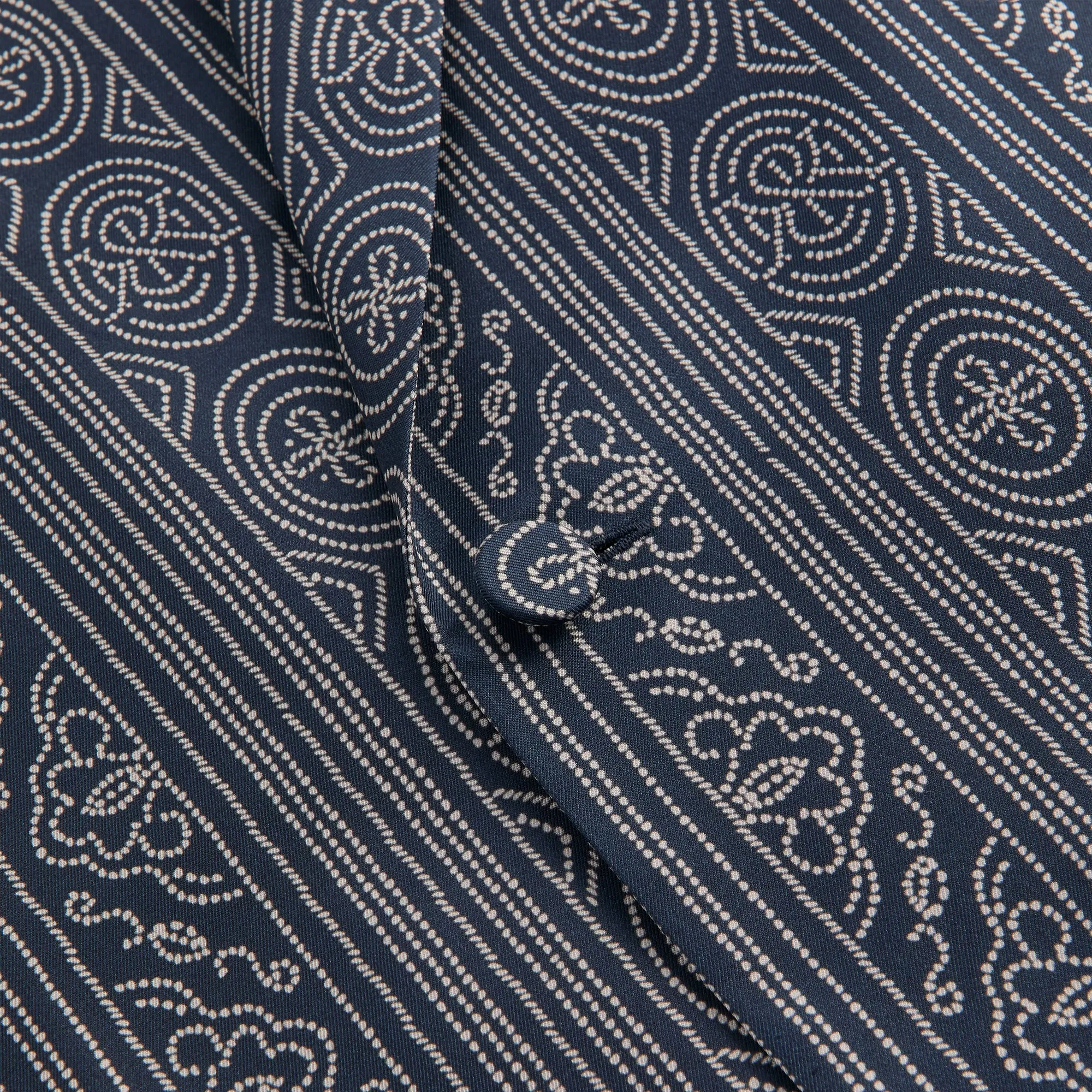 Trendsetter Choice &Kin Batik Stripe Long Sleeve Thompson Crossover Shirt - Nocturnal