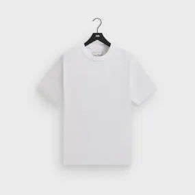 &Kin Pima Jersey Alex Boxy Tee - White Luxury clothing FadeResistant Coating