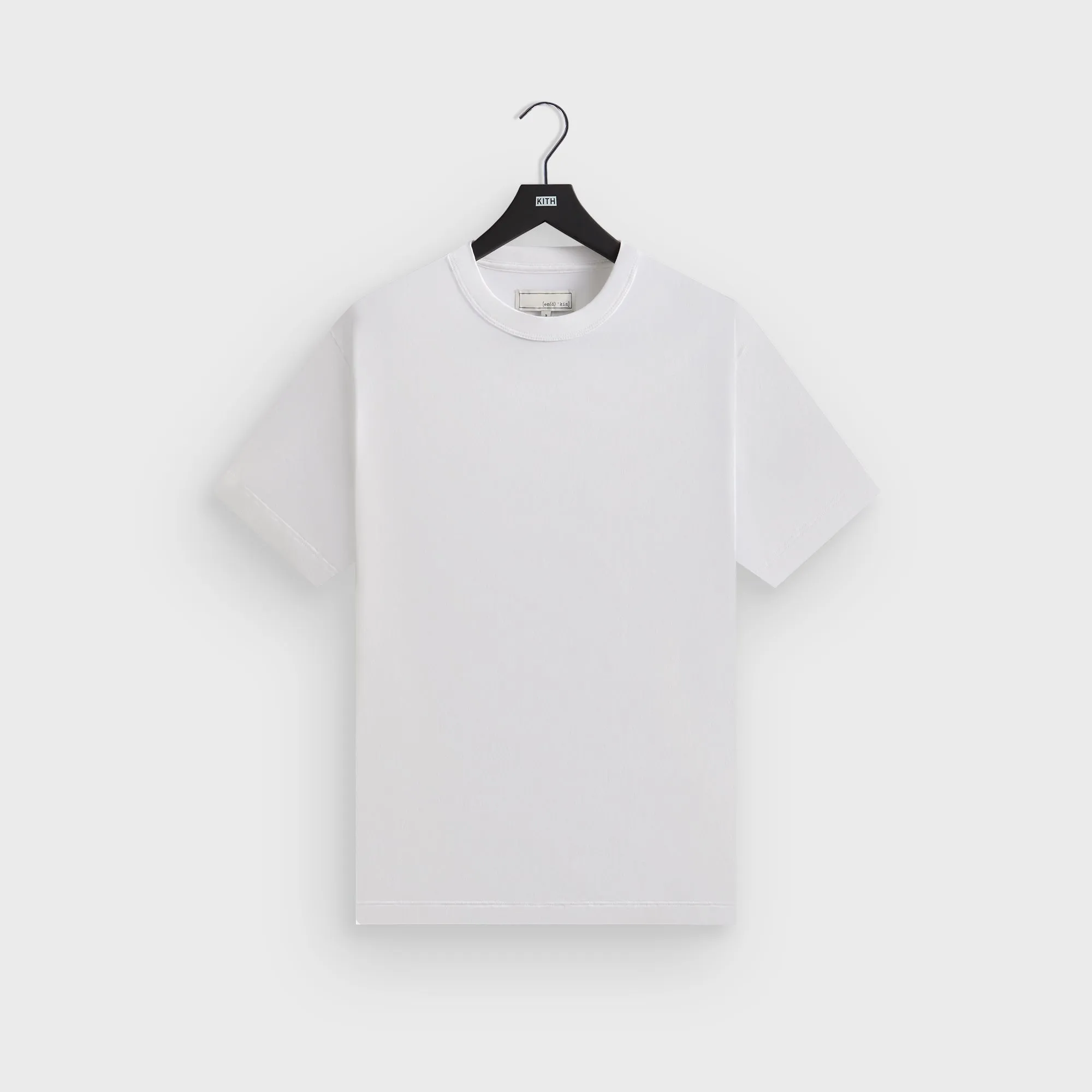 &Kin Pima Jersey Alex Boxy Tee - White Luxury clothing FadeResistant Coating