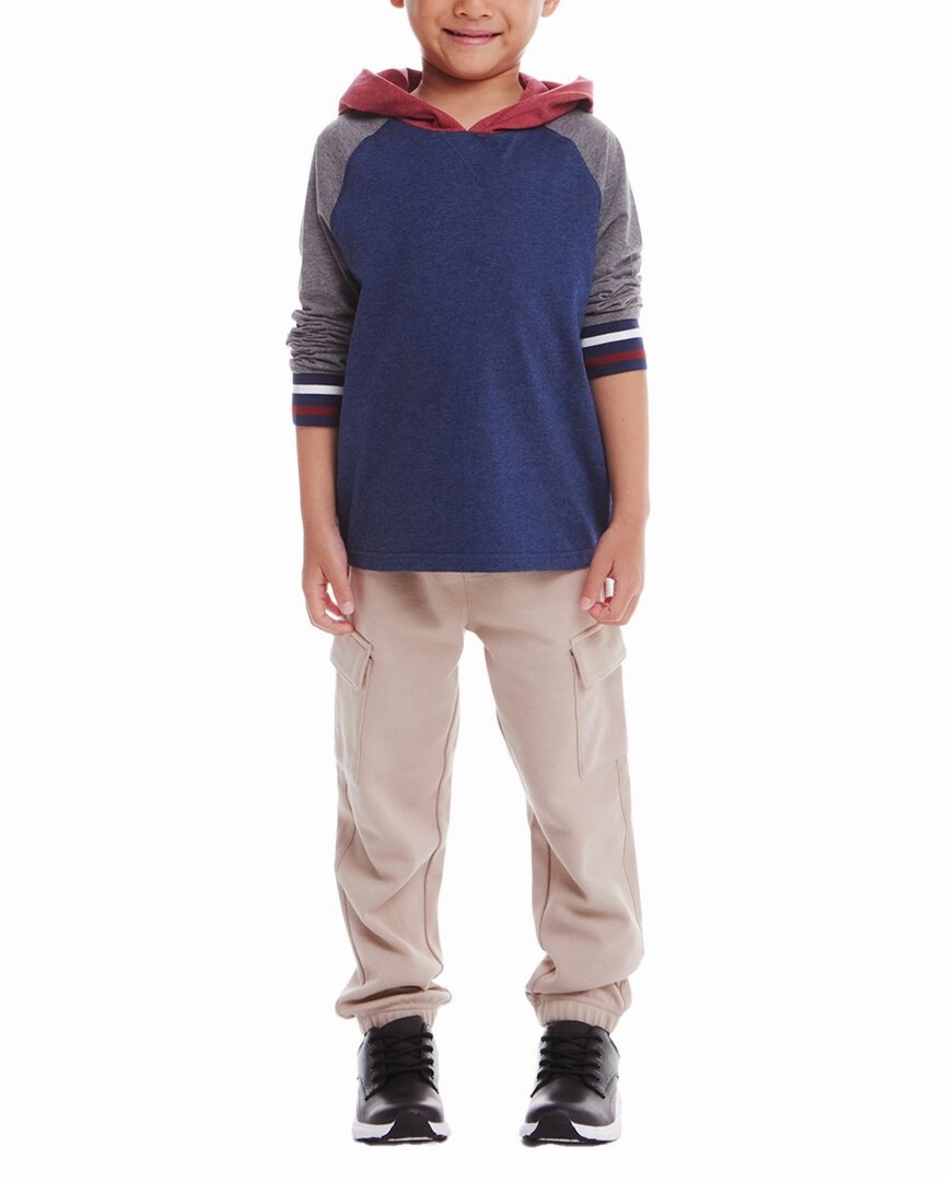 Andy & Evan Jersey Hooded T-Shirt & Jogger Set Travel Essential