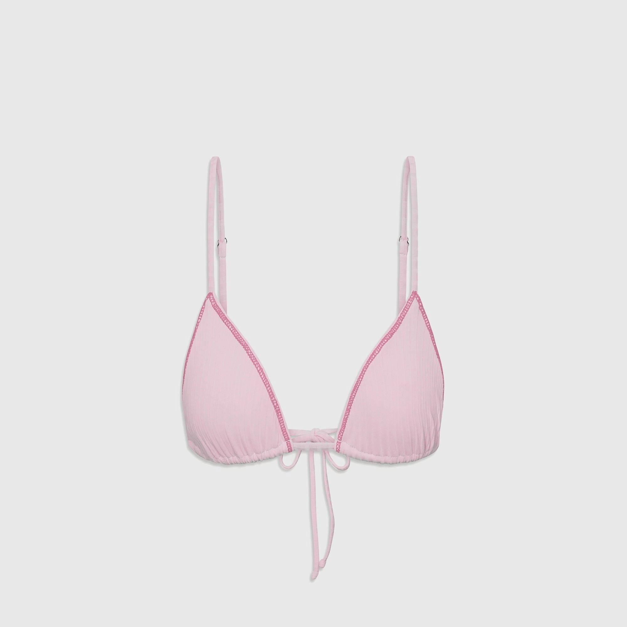 Frankies Bikinis Lumia Ribbed Top - Strawberries / Cream Ultraviolet Barrier