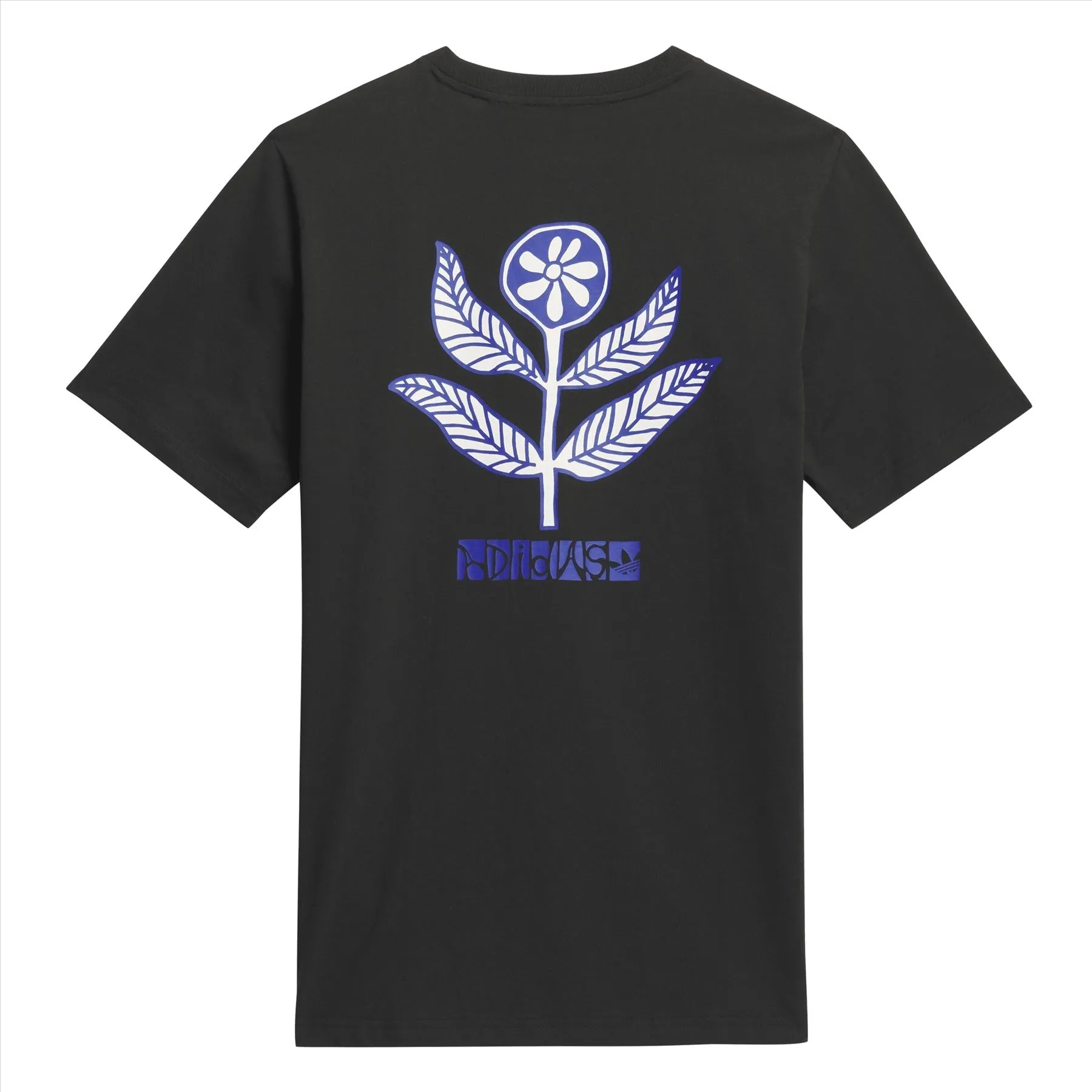 Breathable Style Adidas Liisa Chisholm Flowers T-Shirt - Black