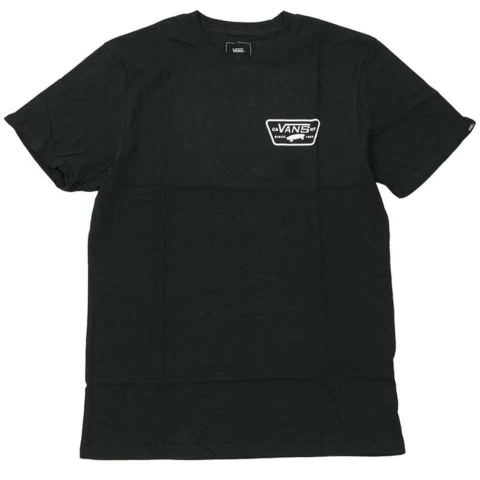Beaded details Vans Full Patch T-Shirt - Black/White