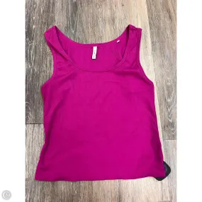 Bound Seam Edges Athletic Tank Top By 7 Diamonds In Pink, Size: M