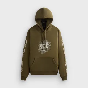 Kith Beaded Angel Nelson Hoodie - Moss polka dot style