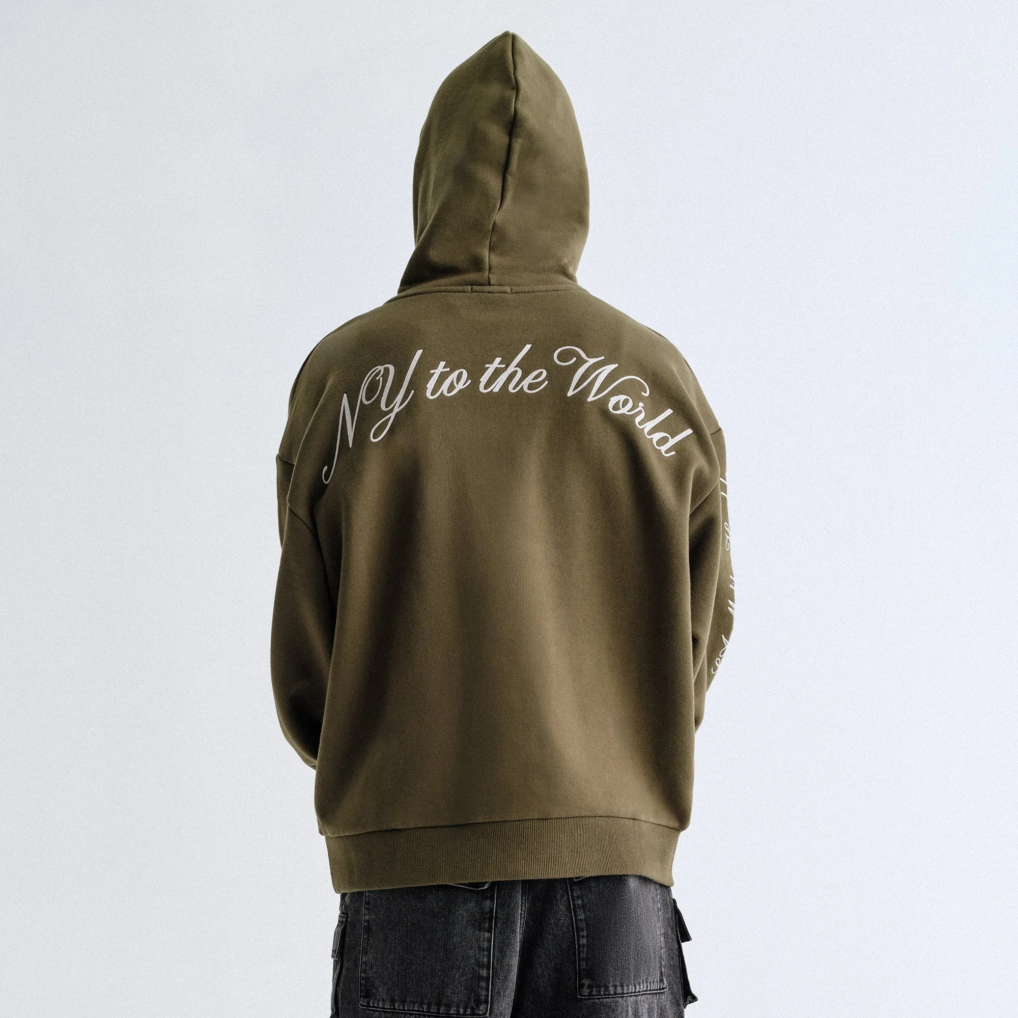 Kith Beaded Angel Nelson Hoodie - Moss Non Fade Technology