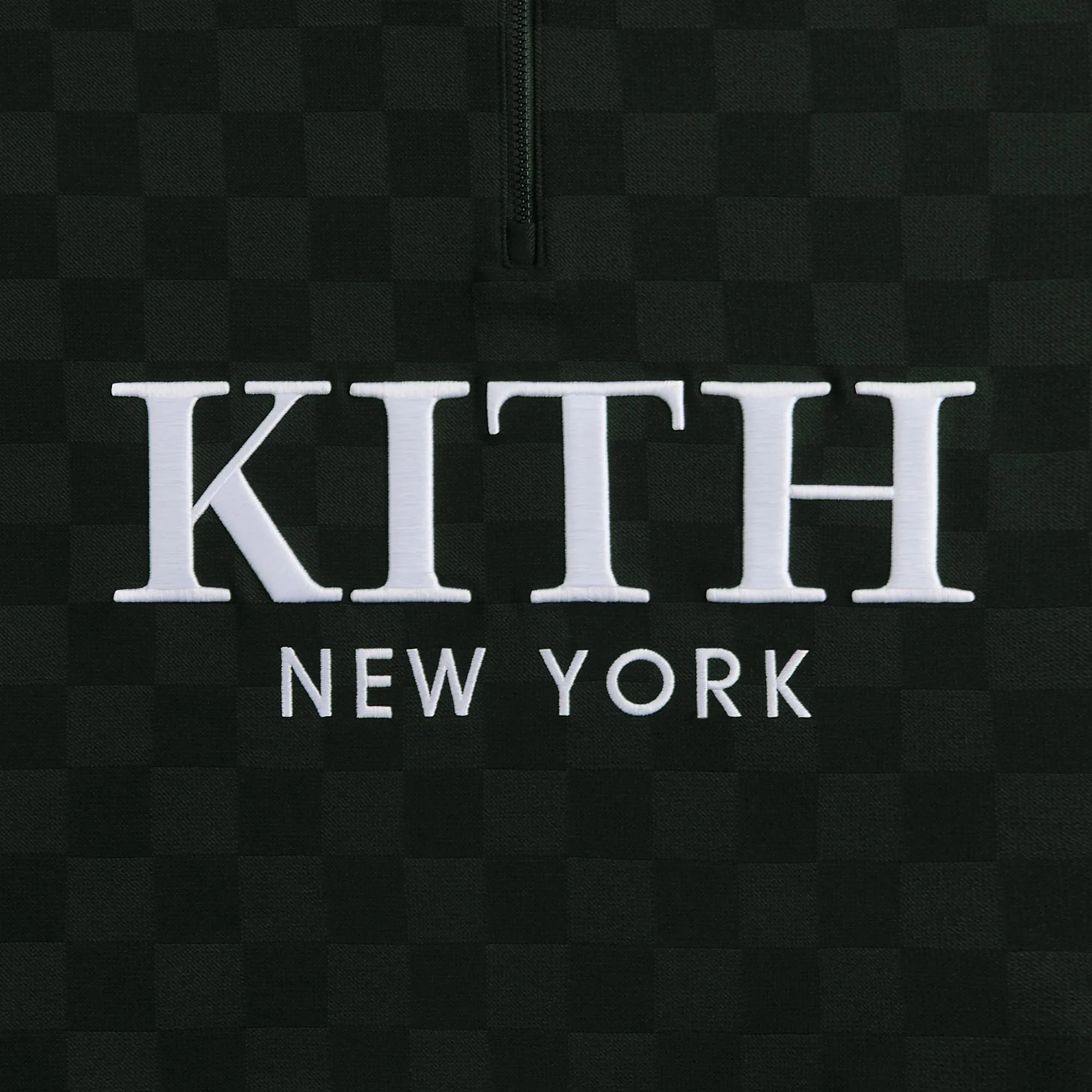 PocketPlacement Kith Double Weave Davis Quarter Zip Pullover - Stadium