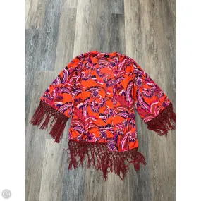 Shawl By Vici In Orange, Size: S Pocket Reinforcement