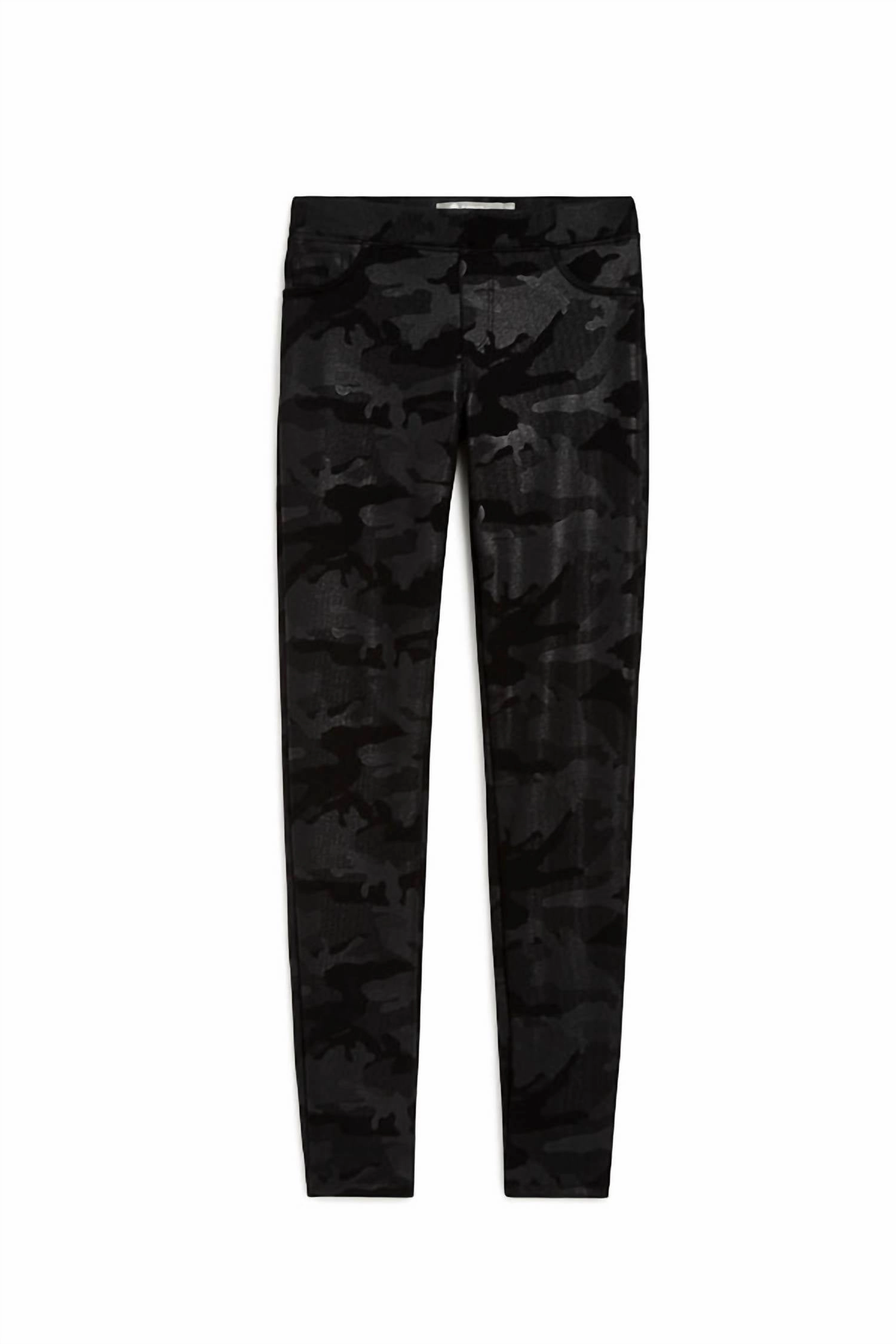 Girl's Pattern Skinny Pant In Camo LowProfileTopstitching