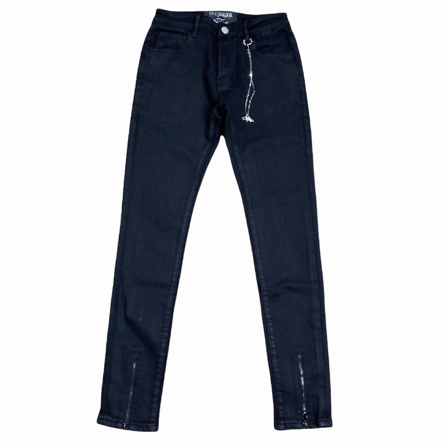 Base Comfort Men's Lennon Denim Jean In Jet Black