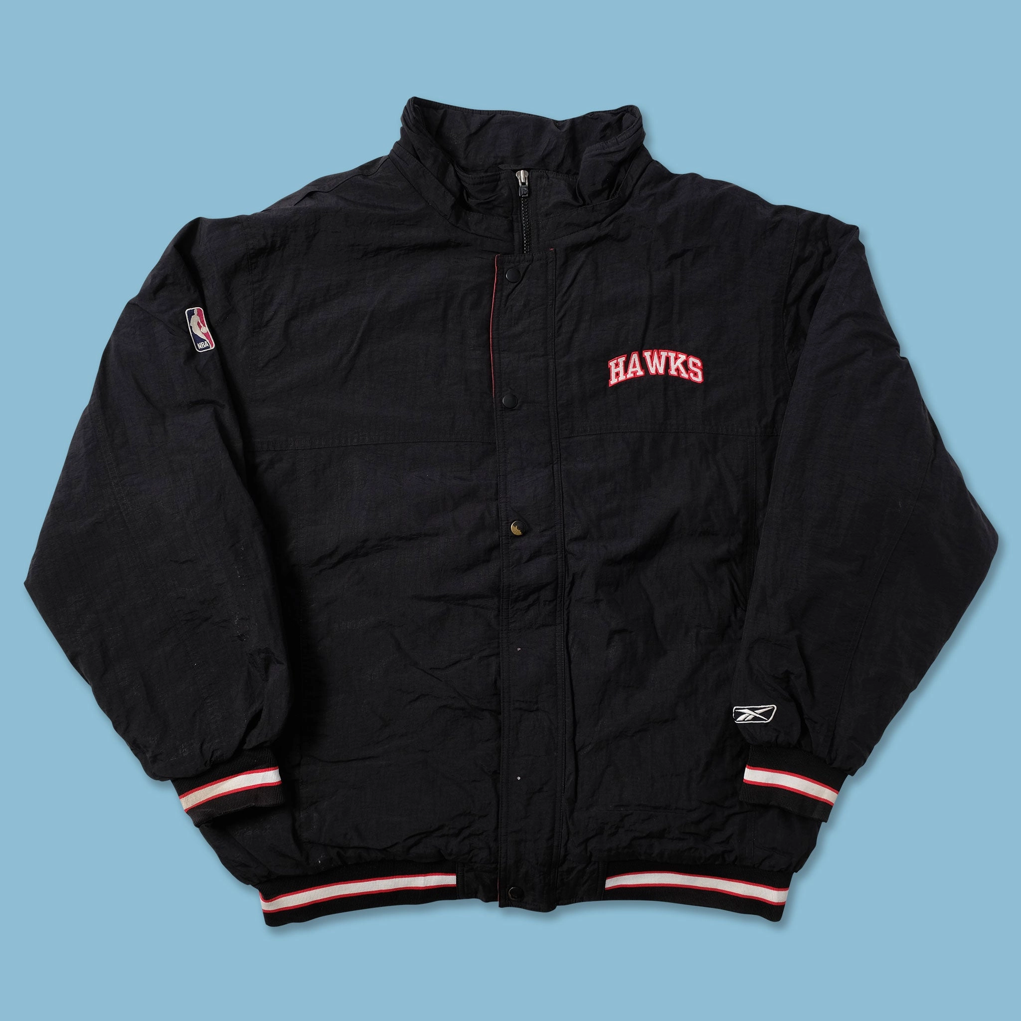 Weatherproof Zippers Reebok Atlanta Hawks Padded Jacket XXL