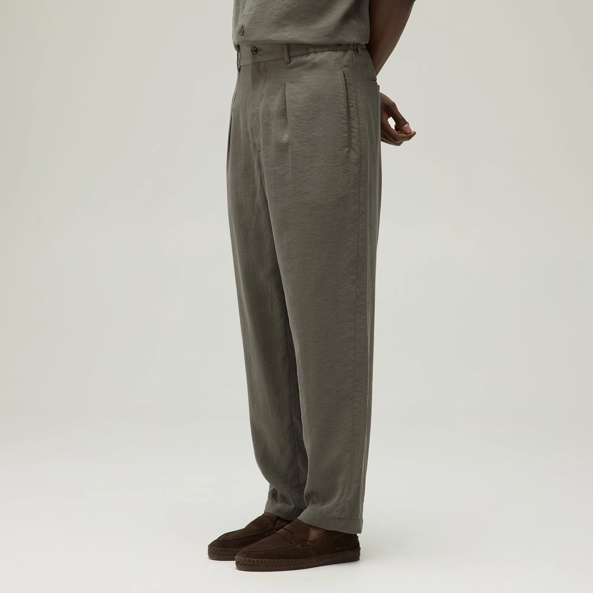 Everyday Comfort Quick Adjust Fit Giorgio Armani & Kith Summer Trouser - Seam