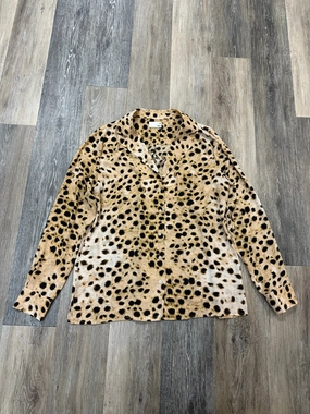 Blouse Long Sleeve By Wilfred In Animal Print, Size: M AntiSlipGrip