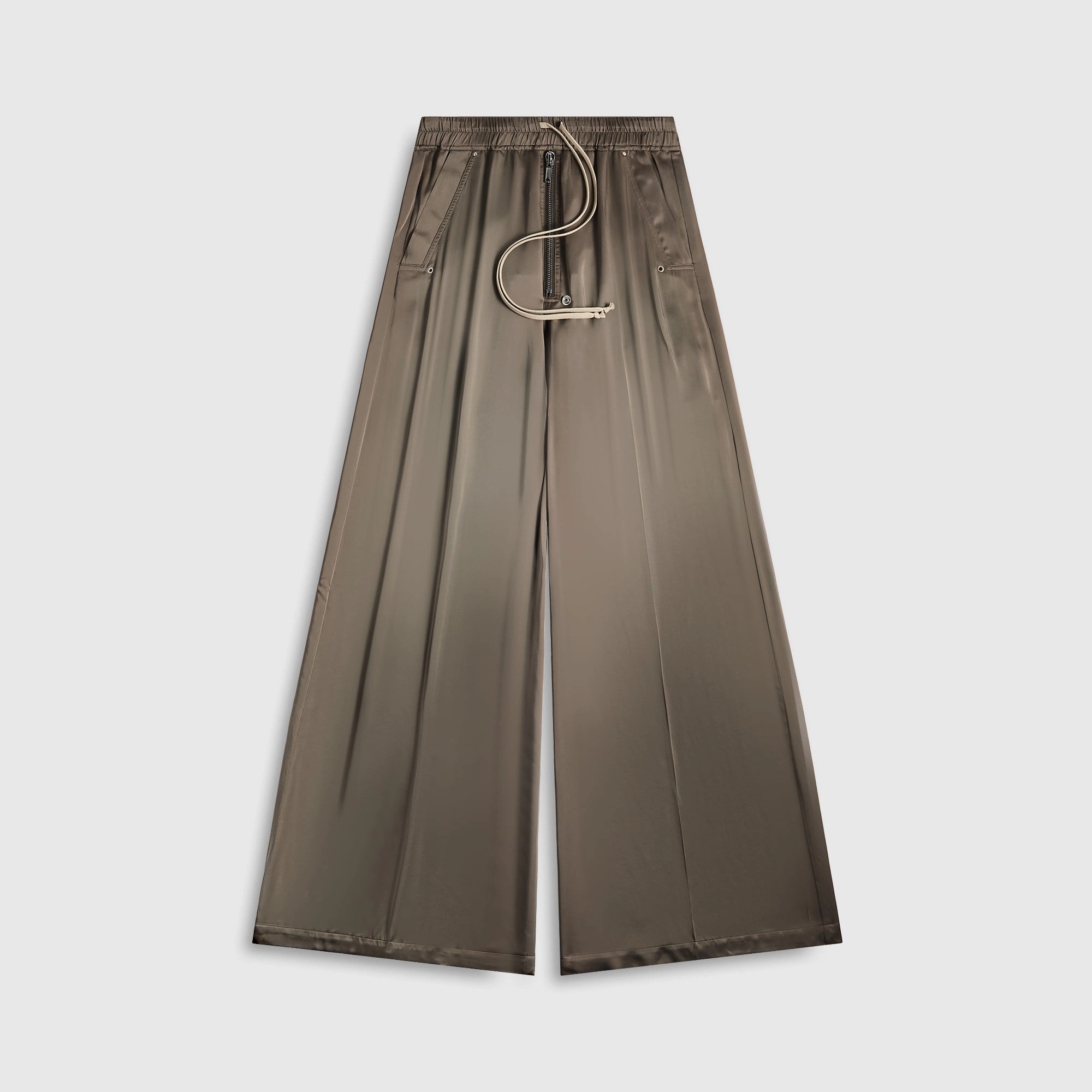 Rick Owens Pantaloni Wide Bela Pant - Dust Solid shade