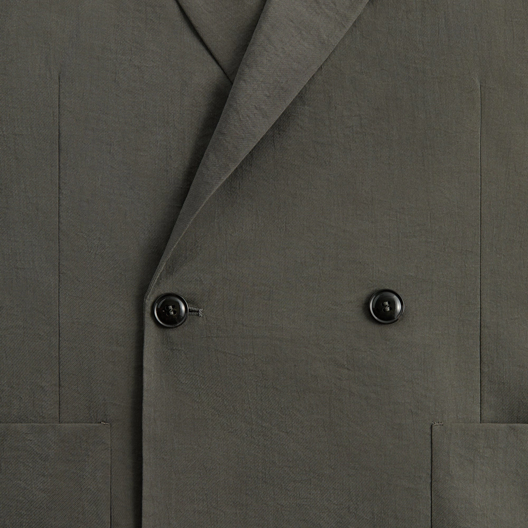 Dual Layer Insulation Non Restrictive Fit Giorgio Armani & Kith Rylan Double Breasted Blazer - Seam