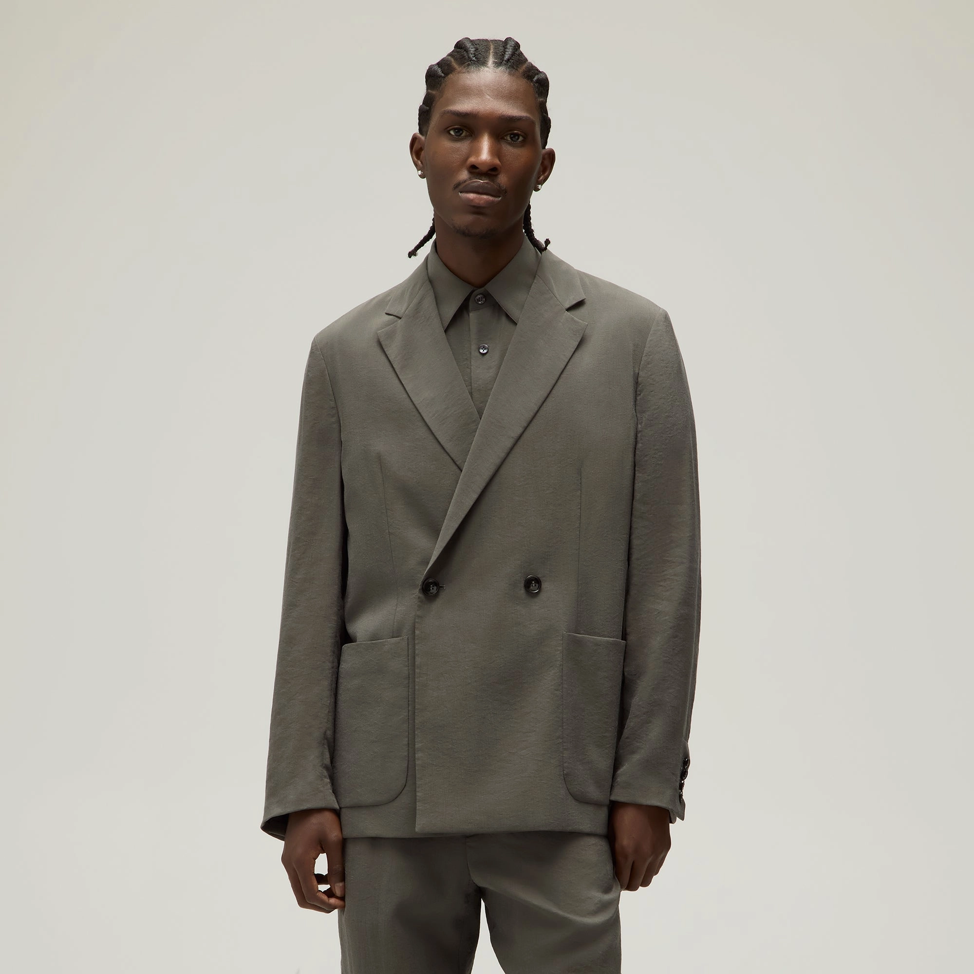 Soft touch finish Chill Commute Fit Giorgio Armani & Kith Rylan Double Breasted Blazer - Seam