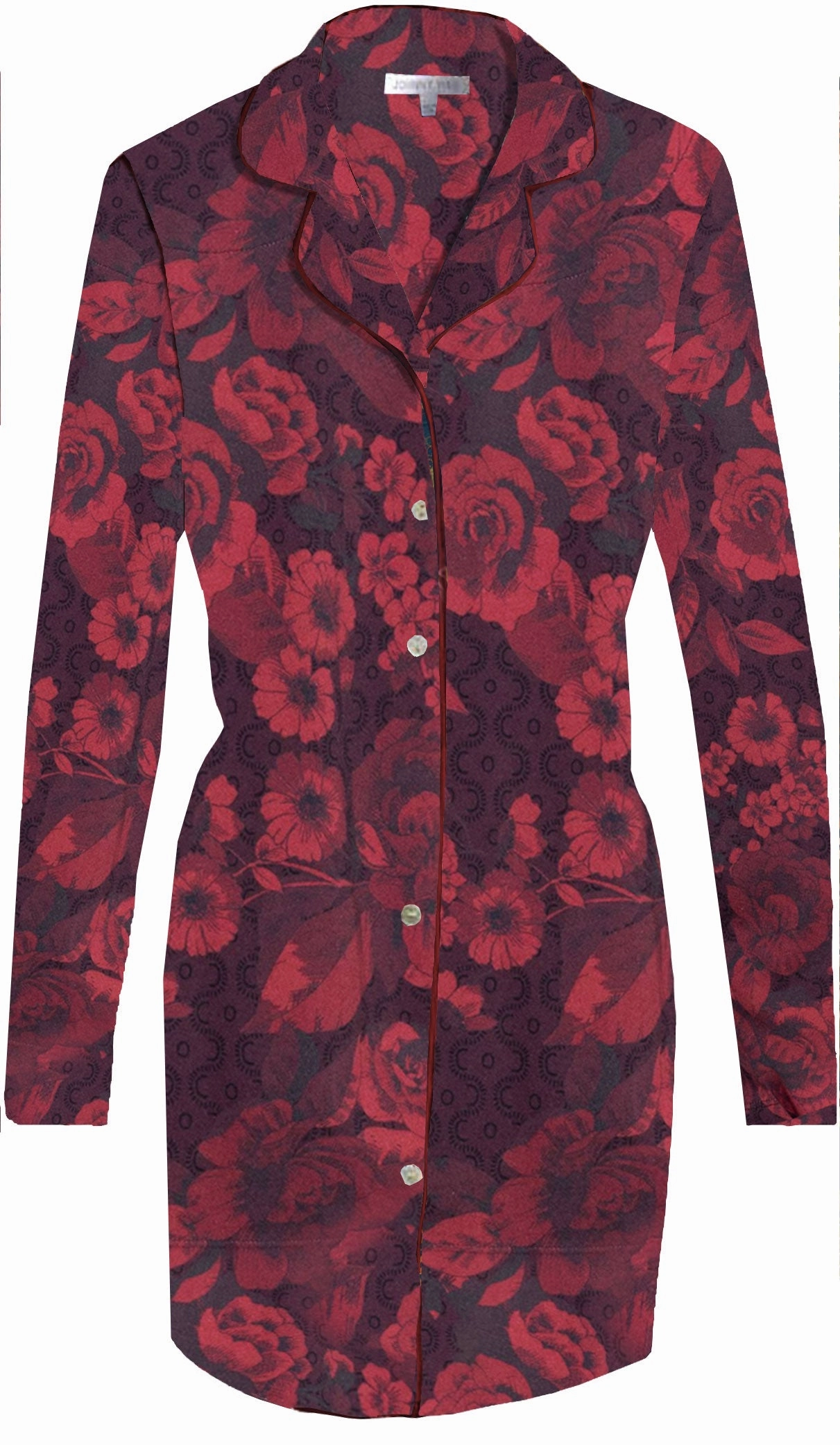 Johnny Was Women Cotton Modal Long Sleeves Carrie Long Pj Set Multicolor Tear Resistant Knit Tear Resistant Material