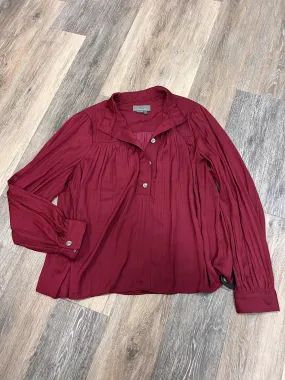Reinforced Seams Durable Weave Blouse Long Sleeve By Anthropologie  Size: L