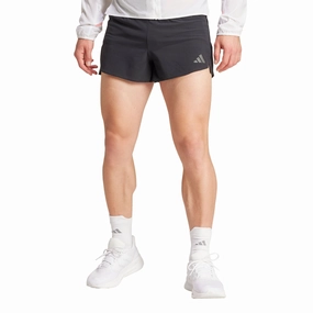 adidas | Men's Adizero Running Gel Short - Black Accessorizable Flexible Stretch Design