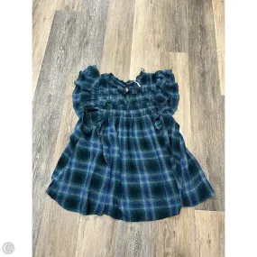 Blouse Sleeveless By Free People In Plaid Pattern, Size: M Friction Resistant Edges AntiSnag Fabric