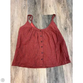 Tank Top By Sundry In Orange, Size: Xs HighDensity Weave