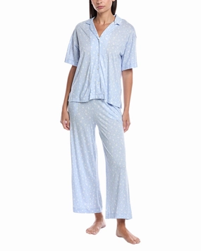 NonIrritating Seams DKNY 2pc Top & Crop Pant Sleep Set