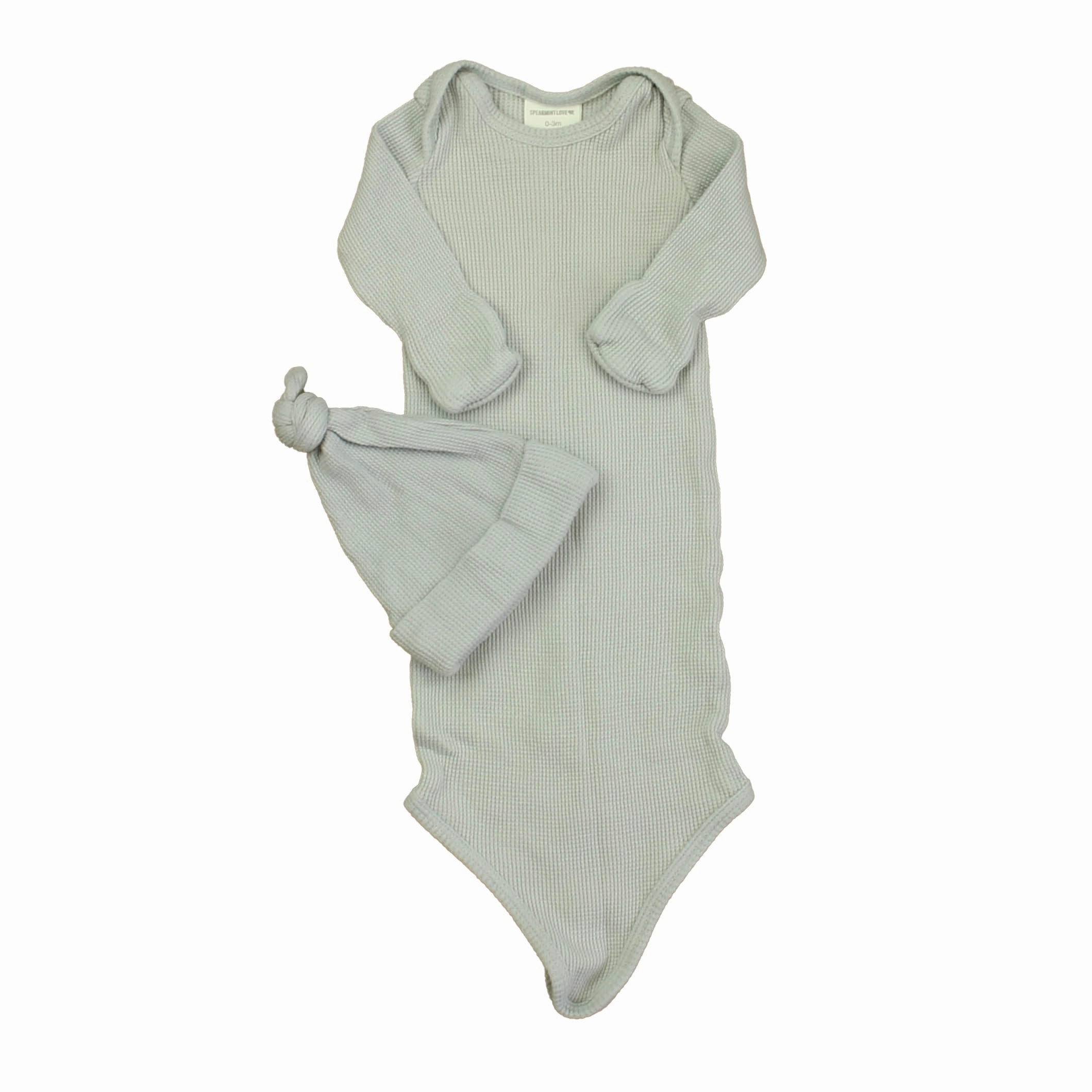 Spearmint Love Unisex Gray Nightgown Low Maintenance Care