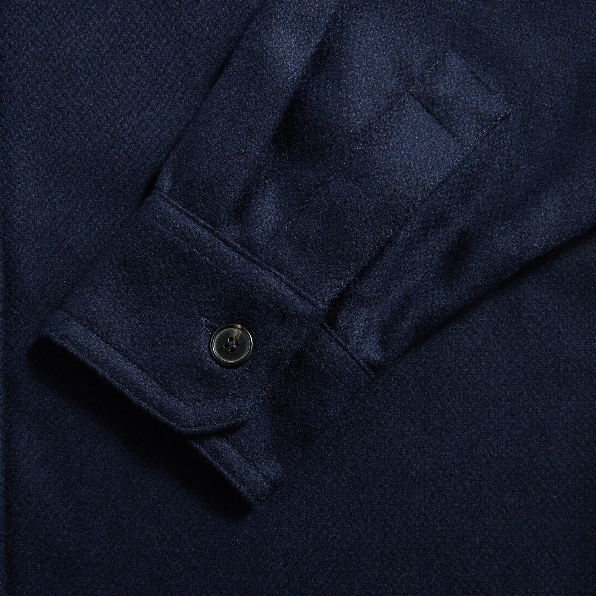 A.P.C. Surchemise Bernardo Overshirt - Pia Heather Marine Eye-Catching Pattern Edgy Fashion