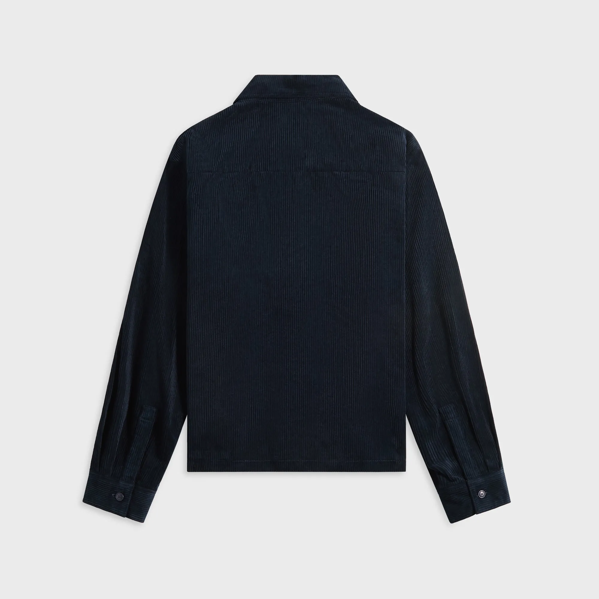 Raw edge A.P.C. Surchemise Leon Overshirt - Iak Dark Navy