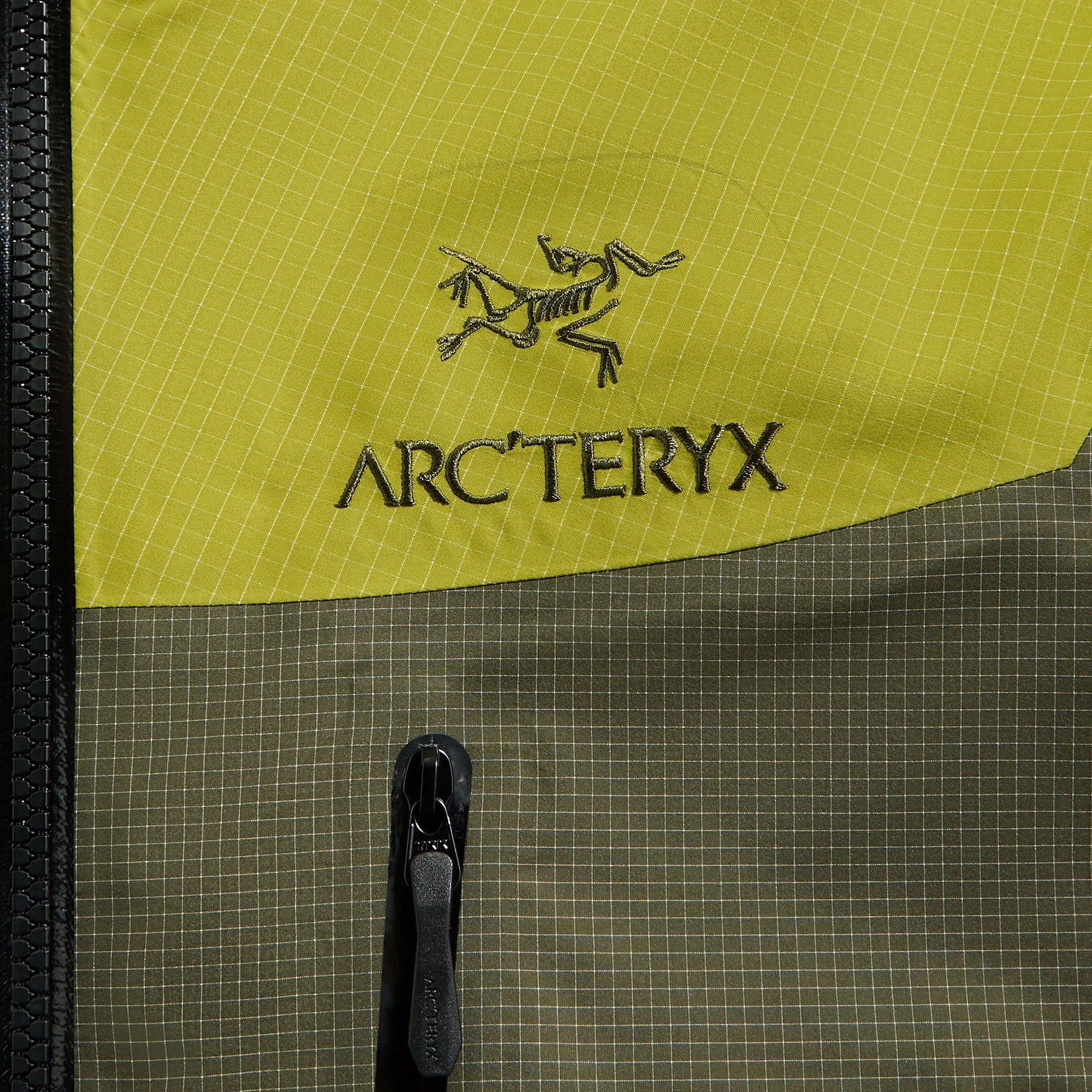 Windbreaker Inspired Fit Poly Blend Arc'teryx Alpha Jacket - Olive Moss / Tatsu