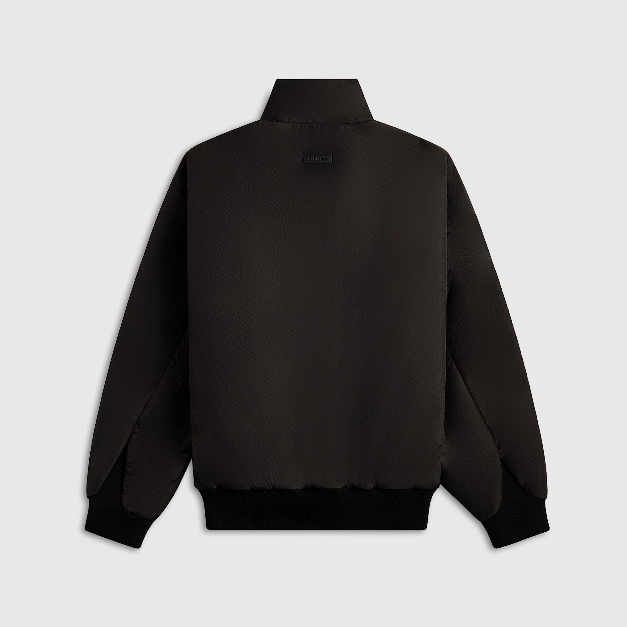 Fear of God High Neck Track Jacket - Black No Smell