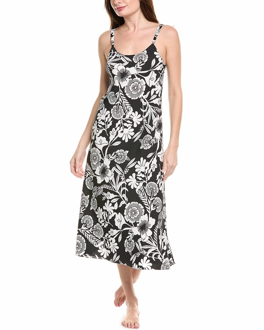 Natori Botanica Nightgown Relaxed Fit Design Convertible Features