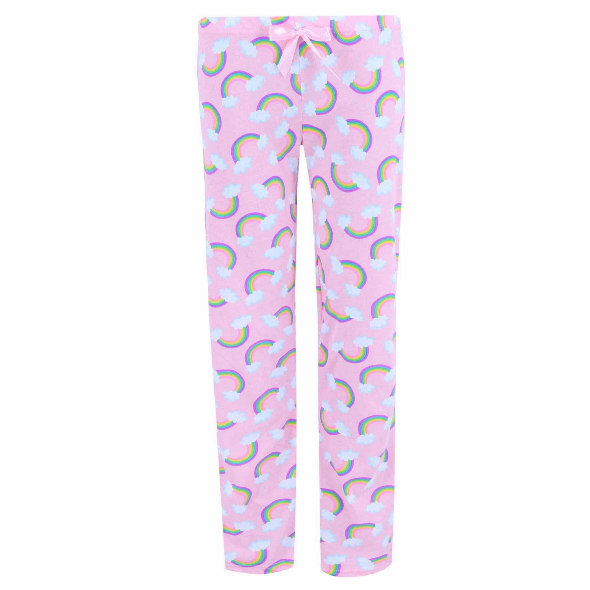 Women's Novelty Print Pajama Bottoms Machine Washable Fabric Reinforced Hems