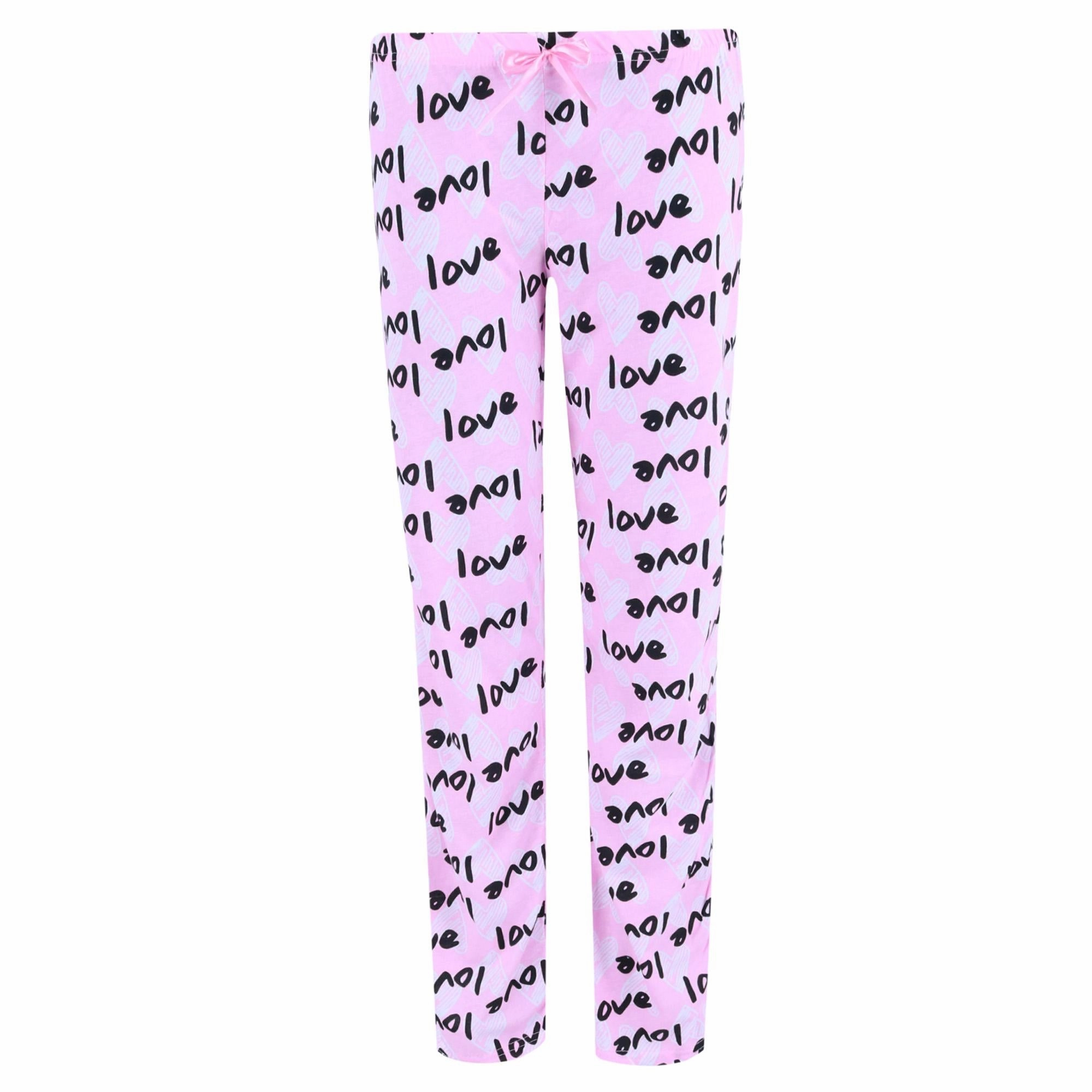 Women's Novelty Print Pajama Bottoms Relaxed Fit Design Moisture Control Fabric
