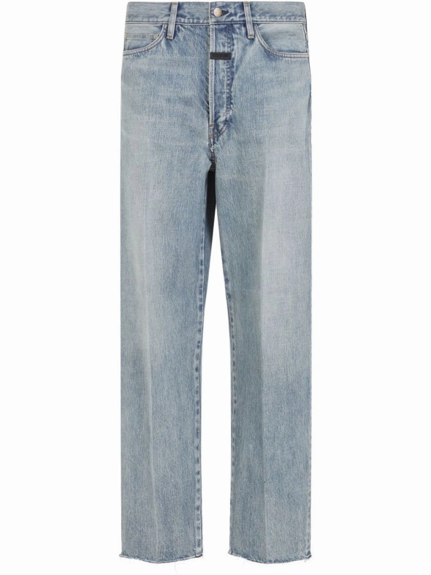 Travel Outfit Student Outfit Lightweight Work Meeting Relaxed Style Indigo Blue Five-Pocket Relaxed Jeans