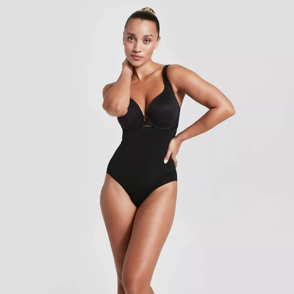AntiSlip Grip Hem Double Needle Stitching Assets By Spanx Women's XL Remarkable Results High-Waist Control Briefs JDM010