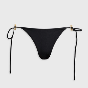 hassle-free Asta Resort Juliana Bikini Bottom - Black