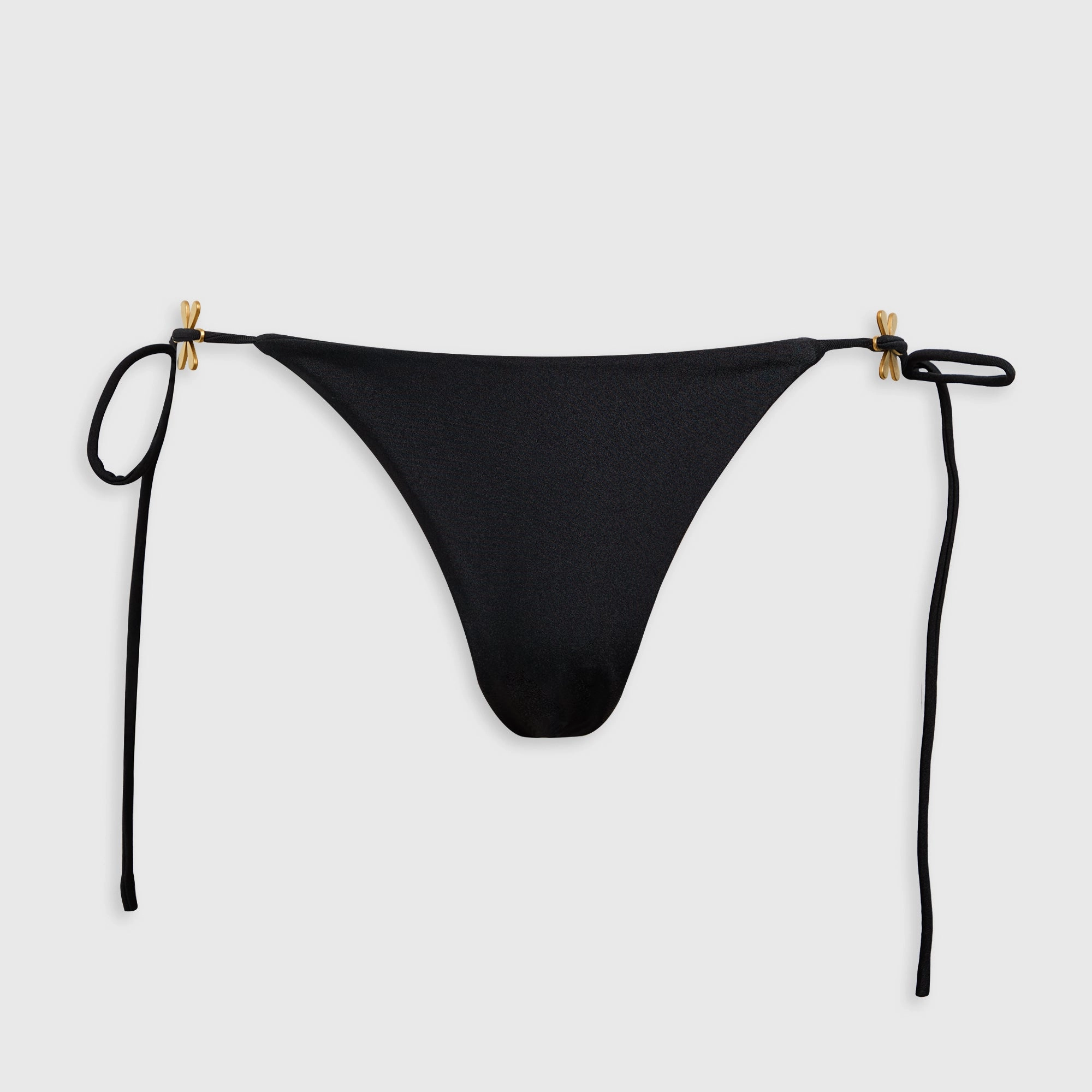 Asta Resort Juliana Bikini Bottom - Black High Density Stitching