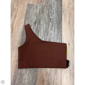 Athletic Bra By Girlfriend Collective In Brown, Size: S FlatlockStitching