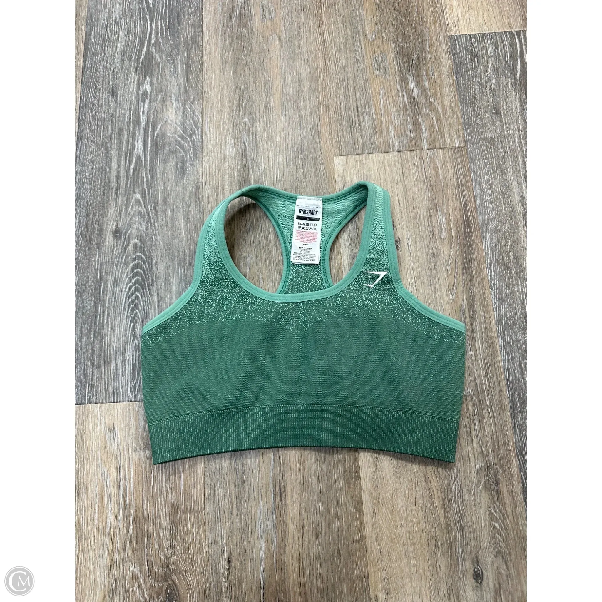 Athletic Bra By Gym Shark In Green, Size: S LightweightTexture