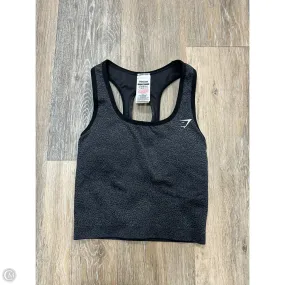 Athletic Bra By Gym Shark In Grey, Size: Xs Formal Shirt Curved Hem Design