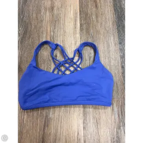 SlubTexture Athletic Bra By Lululemon In Blue, Size: 8