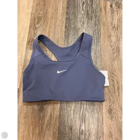 Athletic Bra By Nike Apparel In Blue, Size: Xs Minimalist Cuff Stretch Blouse