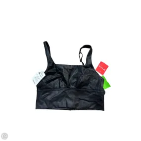 AthleticInspired RibbedCuff Athletic Bra By Spanx In Black, Size: Xs