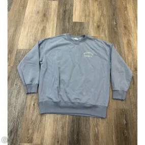 Athletic Sweatshirt Collar By Le Lis In Blue, Size: S Relaxed Look